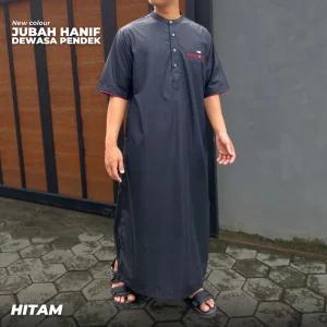 Jubah Gamis Pria Hanif Lengan Pendek Premium